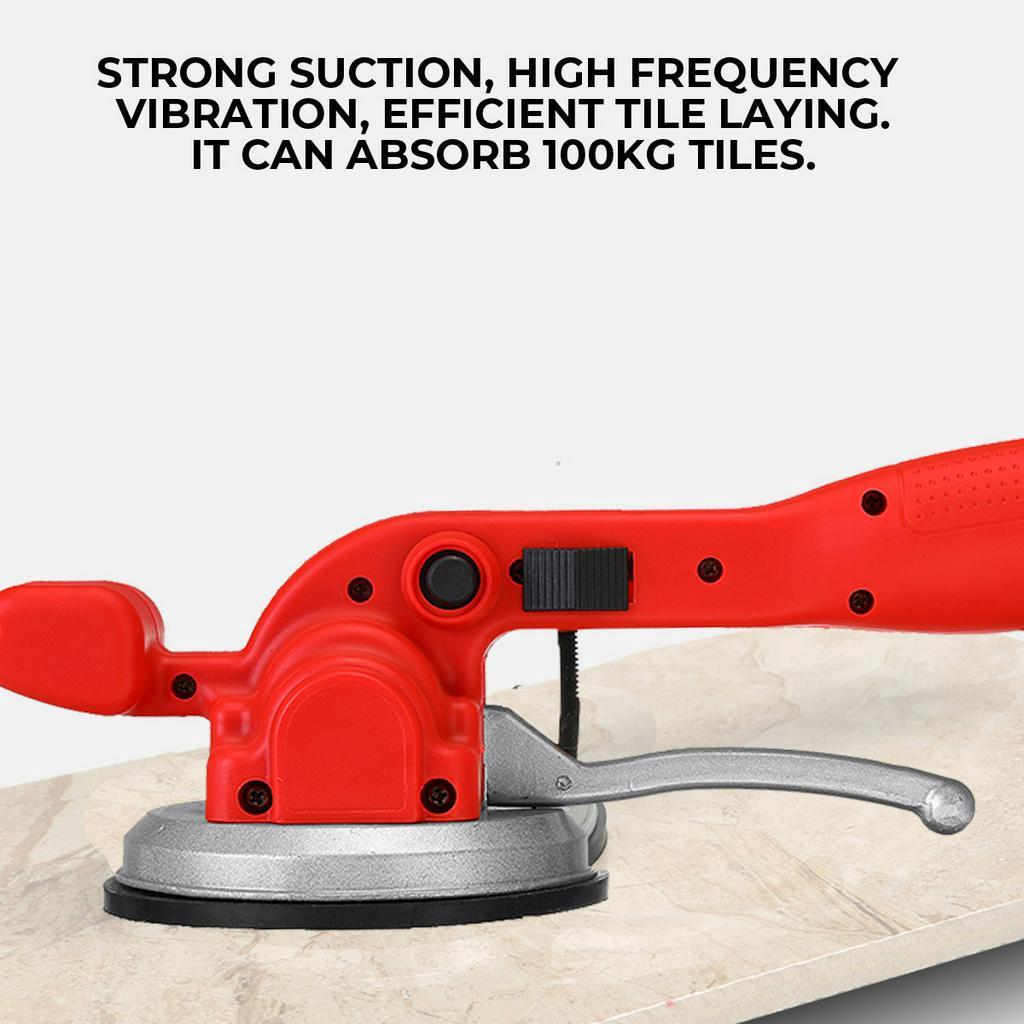 16.8V Powerful Tile Vibrator Leveling Machine 6-speed Adjustable Suction Cup Tiles Floor Laying Automatic Tiling Plastering Tool