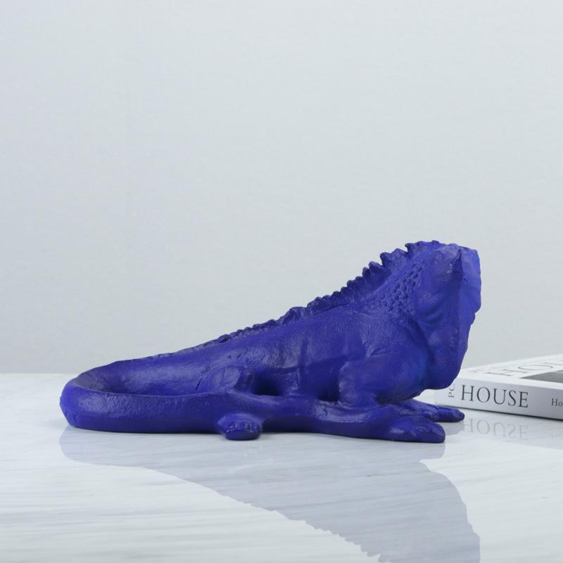 Simple Modern Abstract Lizard Creative Art Animal Soft Decoration Model Room Home Living Room Entrance Decoration