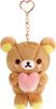 San-X Universe "Heart" Hanging Plush Toy - Rilakkuma MZ03501 H9 X W7.2 X D7.5cm