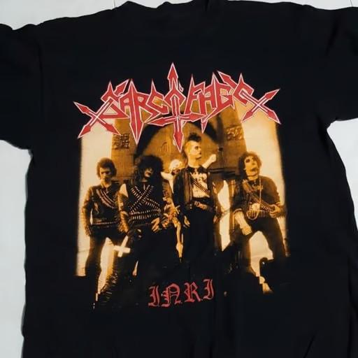 Sarcofago Inri Album Band Collection Black All Size Shirt AL644 Unisex T-Shirt S