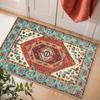 Vintage Persian Rectangle Carpet Geometric Flower Pattern Oriental Home Decor Floor Area Rug for Living Room Bedroom Non-Slip