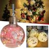 Christmas Glowing Ball Light Ornaments Led Lightup Balls Pendant For Xmas Tree Hanging Decorations New Year Navidad Decor Gifts