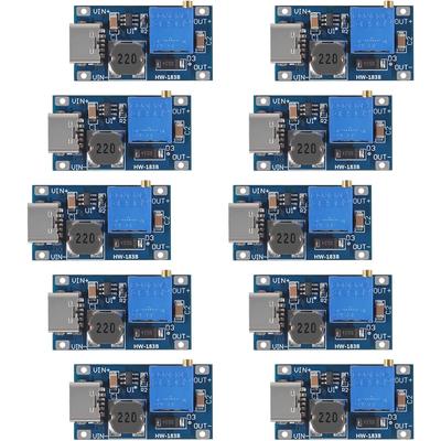 10/20pc Boost Module MT3608 Type C DC-DC Step Up Converter 2A Boost Regulator Voltage Converter Board Type C Power Supply Module