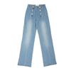Regular Jeans with Stone Buttons Paula Woman