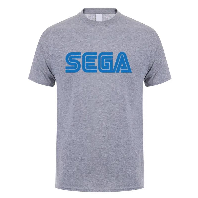 Sega T Shirts Casual Cotton Short Sleeve Summer Sega Logo Tshirt Man Tops Tees LH-286