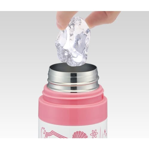 Skater Children's Stainless Steel Water Bottle, Direct Drinking, 470ml, Princess, Child-friendly, Lightweight Type, Girls, Special Cover Included, Col