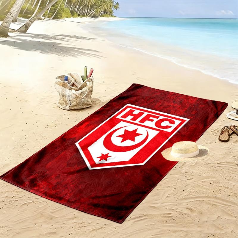 Hallescher FC Print Beach Towel, Large Soft Quick Dry Towel for Beach Camping Swimming