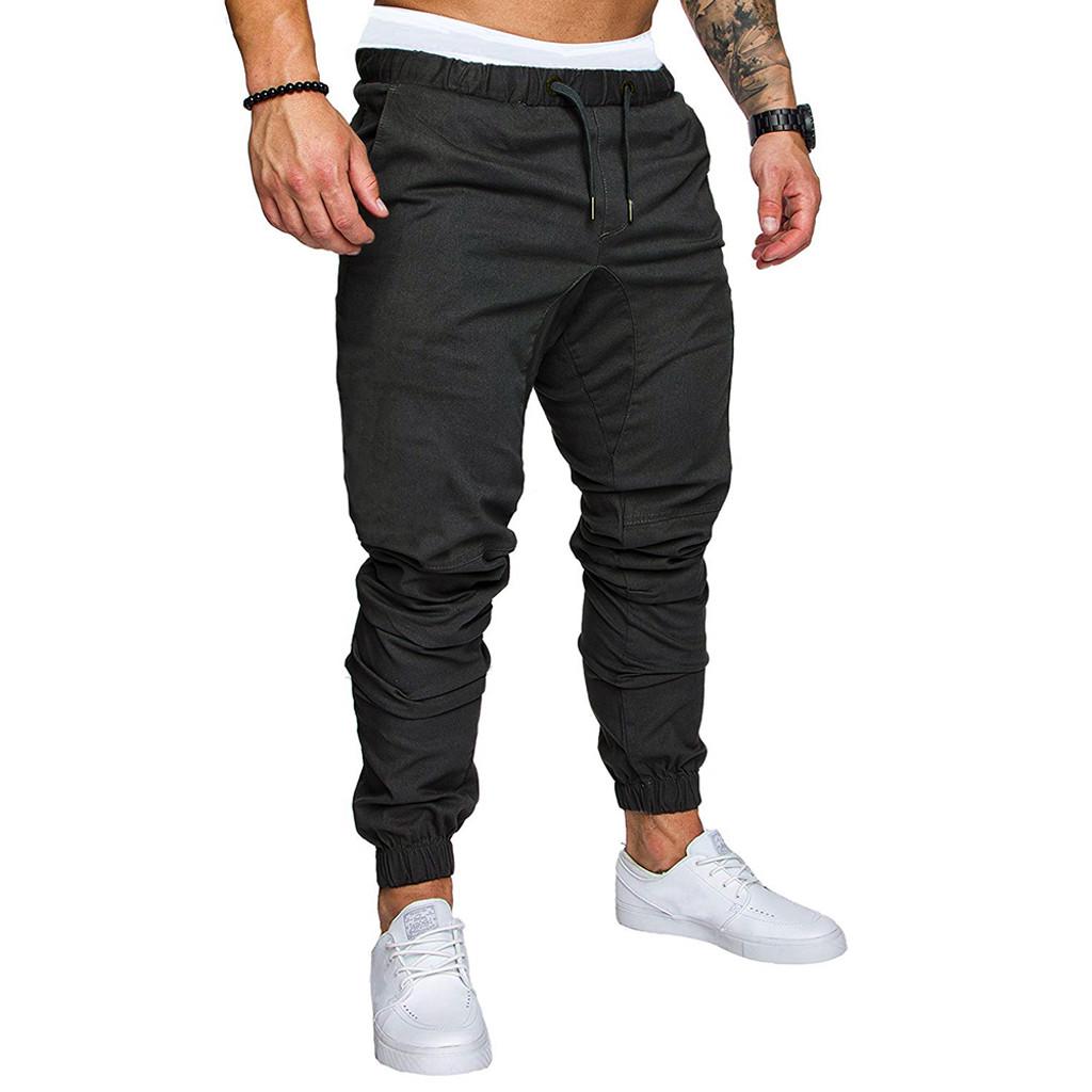 Fashion Men's Casual Outdoors Multi-pocket Work Trouser Cargo Long Pants