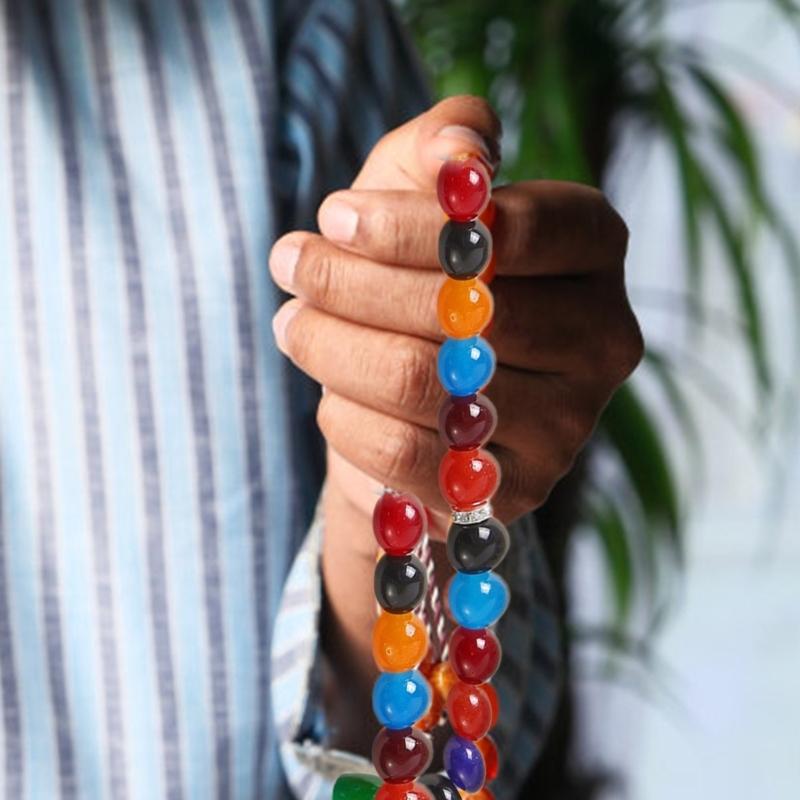 Finger Beads Rosary Bracelet Islamic Prayer Bracelet Beads Bracelet Religious Jewelry Fashion Wrist Jewelry for Daily