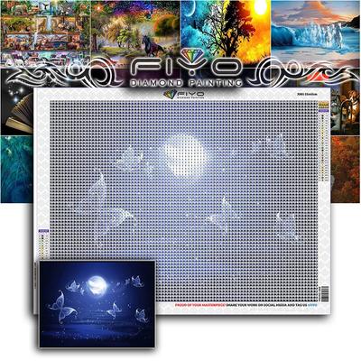 Pintura de diamante Animal de fantasía, cuentas cuadradas completas, bordado artesanal 5D, mosaico de animales, punto de cruz, regalo hecho a mano