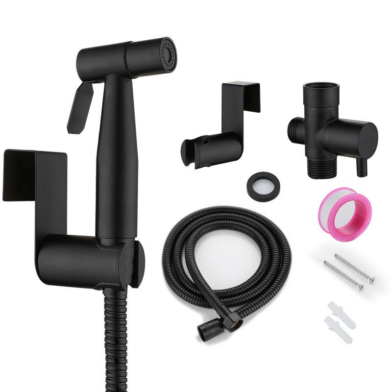 

Handheld Toilet Bidet Sprayer Set Kit Stainless Steel Hand Bidet Faucet for Bathroom Hand Sprayer Shower Head Self Cleaning
