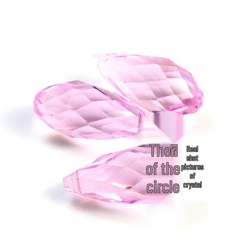 Crystal Glass Teardrop Beads 6x12MM Horizontal Hole for Handmade Jewelry DIY.
