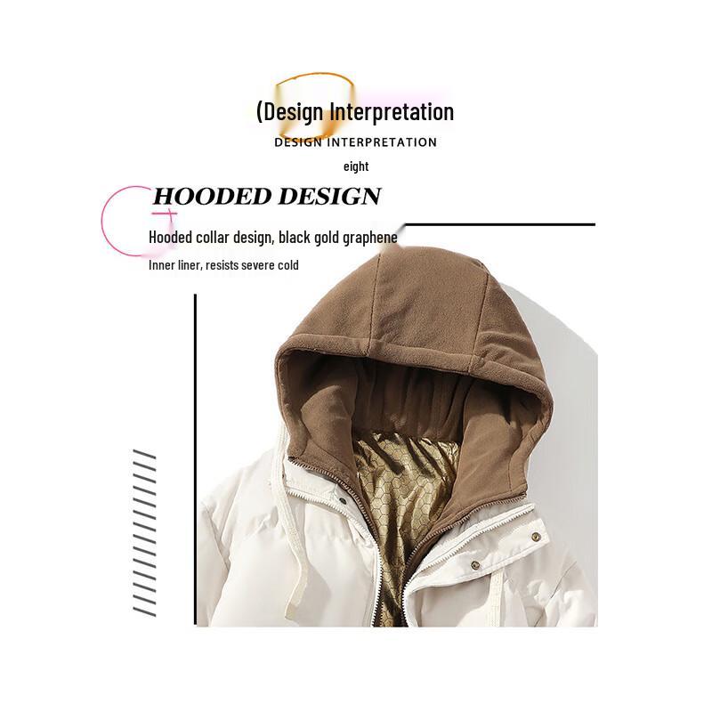 Mark Fairwhale Men's Hooded Winter Padded Jacket