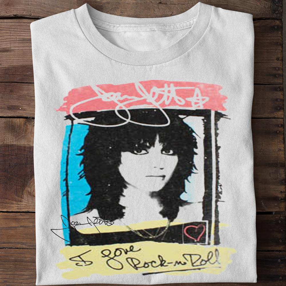Collection Joan Jett Cotton Cotton White S-2345XL Unisex T-Shirt Unisex T-Shirt XXXXL