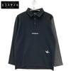 1piu1uguale3 [GOLF][×Del Piero] GDT018 Black L/S POLO ONE SLEEVE Long Sleeve Shirt Tops V blackUsed