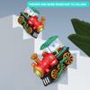 Kids Electric Locomotive Train Retro Colorful Light Music Children Spray Steam Train Railway Accessories