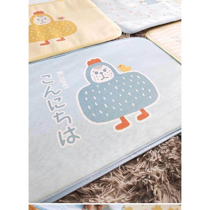 

Летний коврик для кошек, коврик для кошек, кровать для собак, будка для собак, охлаждающий коврик, ледяной коврик, маленький размер, для собак, круглый год, нейтральные товары для питомцев Small size: 40*60cm Blue: a cheap chicken