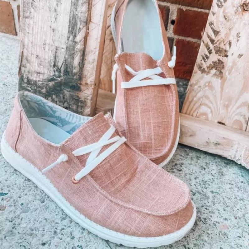 Popular casual single shoes flat multi-color lace-up single shoes large size women's shoes
