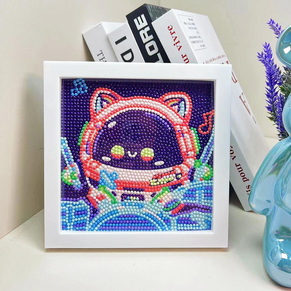 Children'S Diamond Painting Handmade Diy Masonry Painting Cartoon Diamond Sticker Bedroom Living Room Decorative Painting Photo Frame
