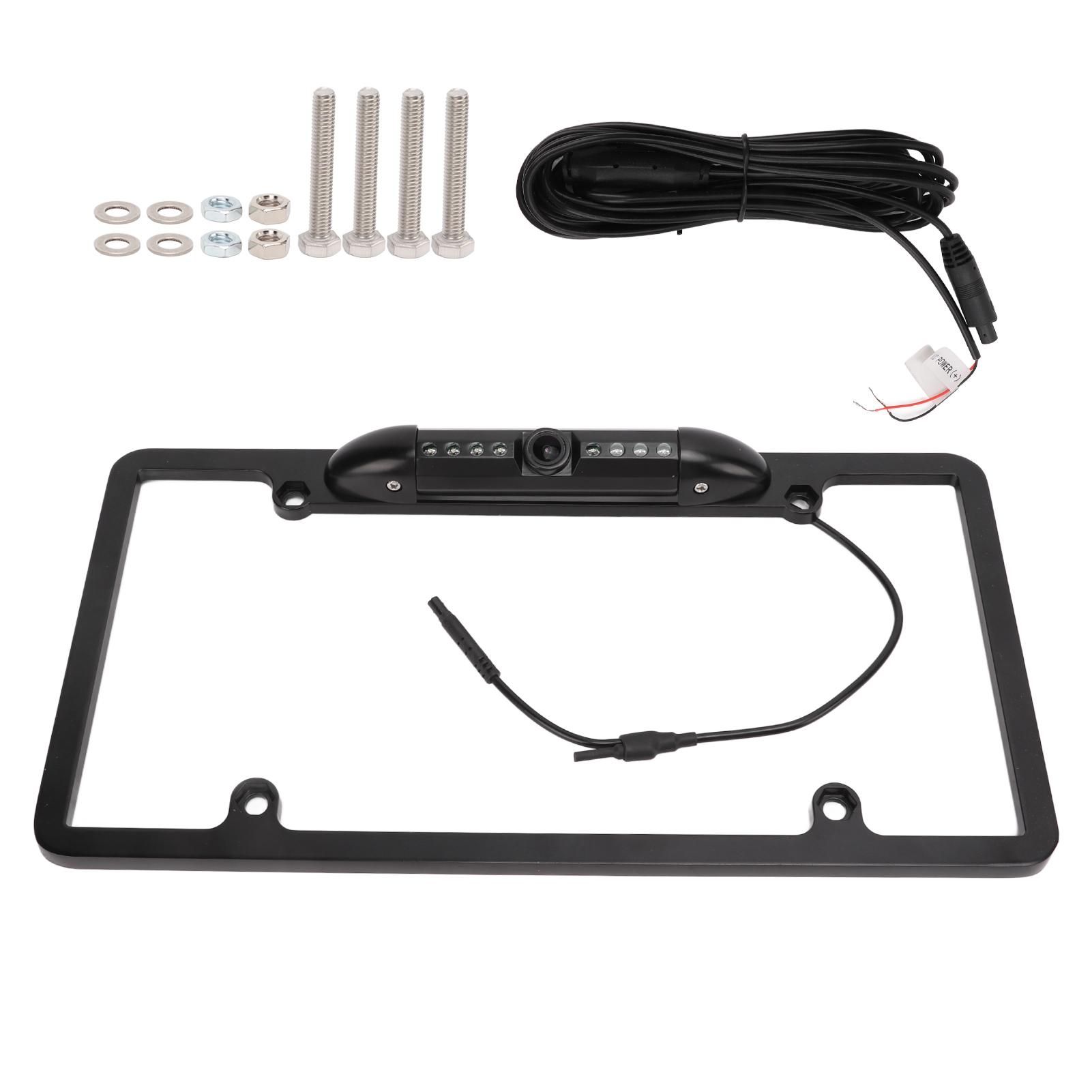 

Резервная камера заднего вида, рамка номерного знака, ночное видение, IP67, водонепроницаемая для автомобилей и грузовиков