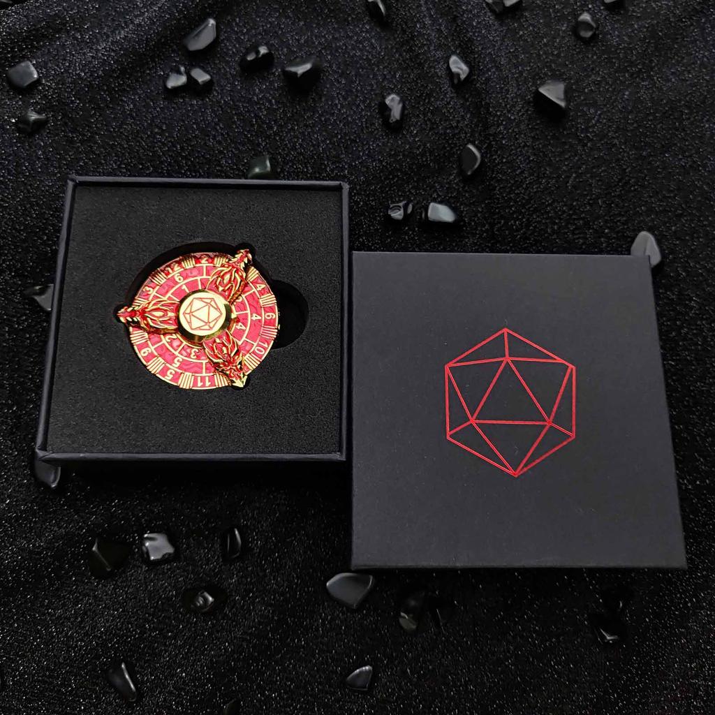 Metal EDC Fidget Spinner Dice Roller Antistresse Gyro Relieve Stress Relief Toy Handle Spinning Top Tip Cool Things Novelties