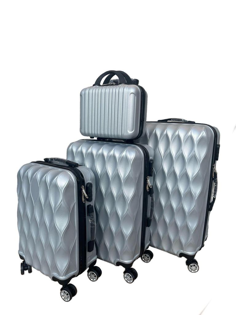 Universal Trolley Case Set: 28"/24"/20"/12" ABS Luggage with Wheels