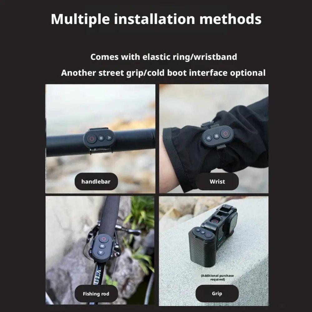 Wireless Camera Remote Control Selfie Remote for Insta360X5/X4/X3/GO3S/Ace Pro2 Camera Accessories