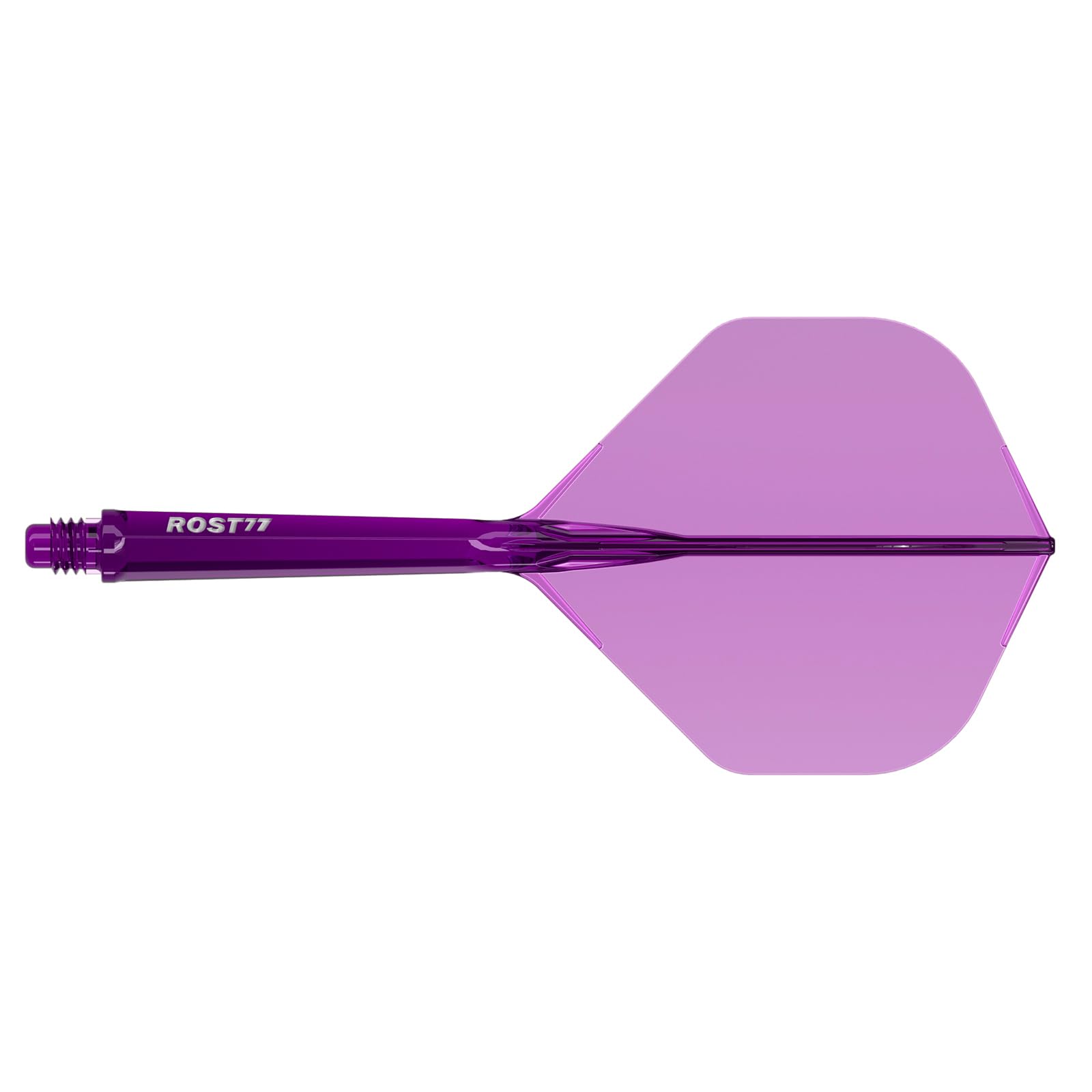 

CUESOUL ROST 77 Прозрачный Большой Набор Прозрачный Фиолетовый с Белыми Большими Цельными Оперениями, Стандартный, 3, Логотип, (CS-77-DB7T-L)