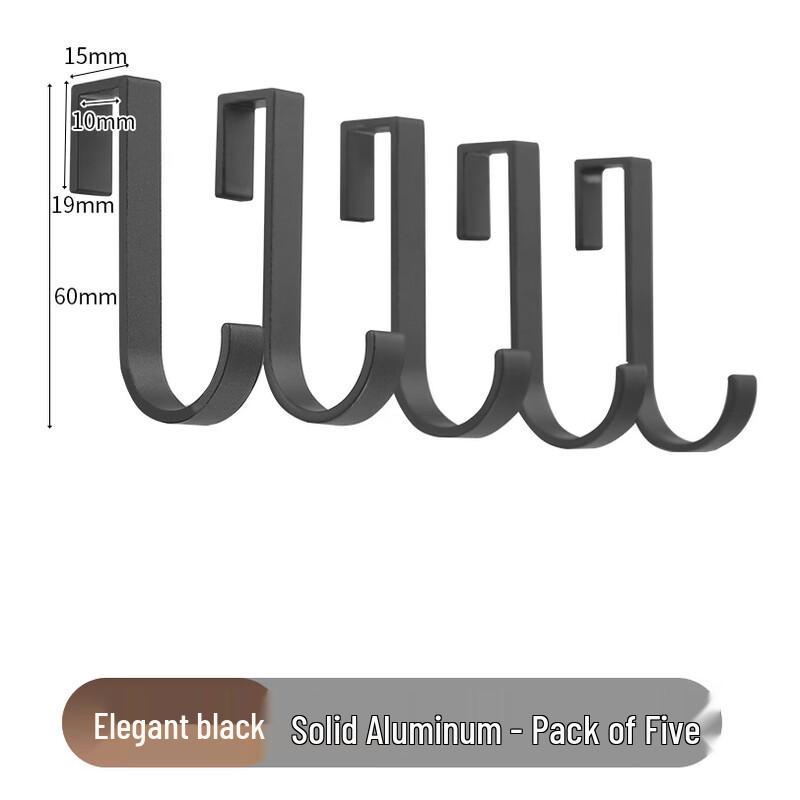 

ZNMW Space Aluminum Drill-Free Wall Hooks