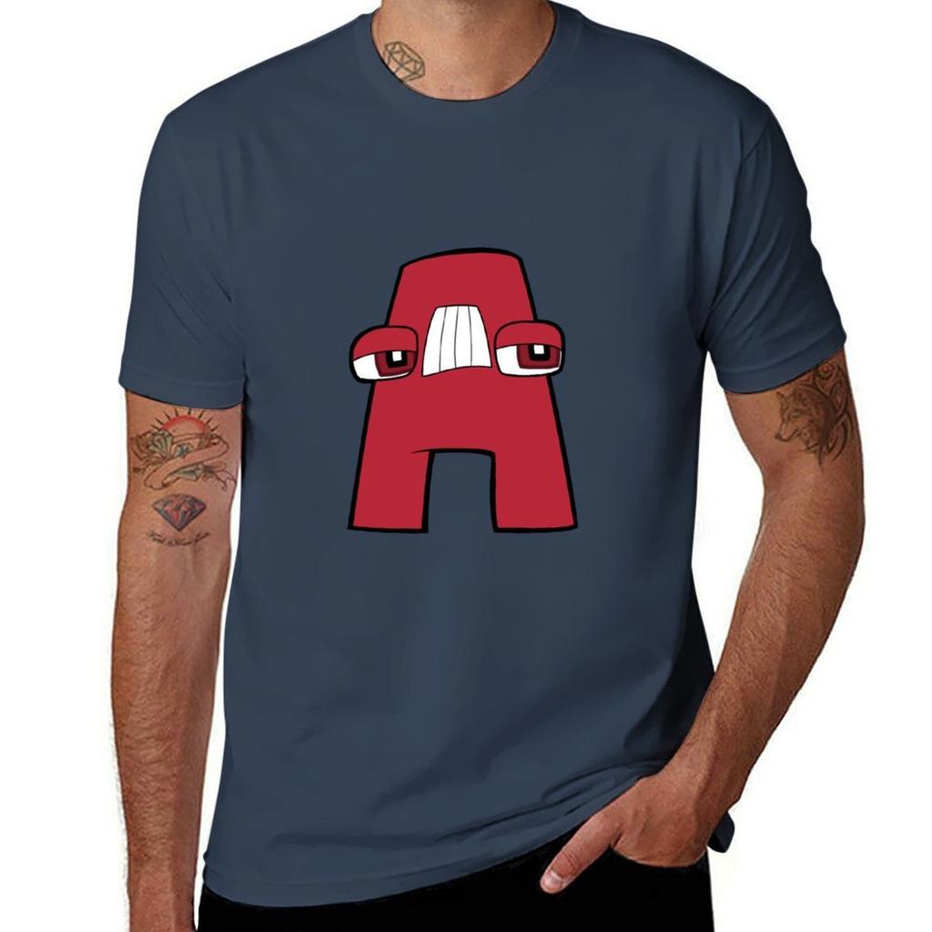 Letter A Alphabet Lore TShirt Lightweight Casual Summer TShirt