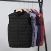 Men's Autumn and Winter Light Down Jacket Warm Seamless Vest White Duck Down Stand-up Collar Down Vest Jacket Men