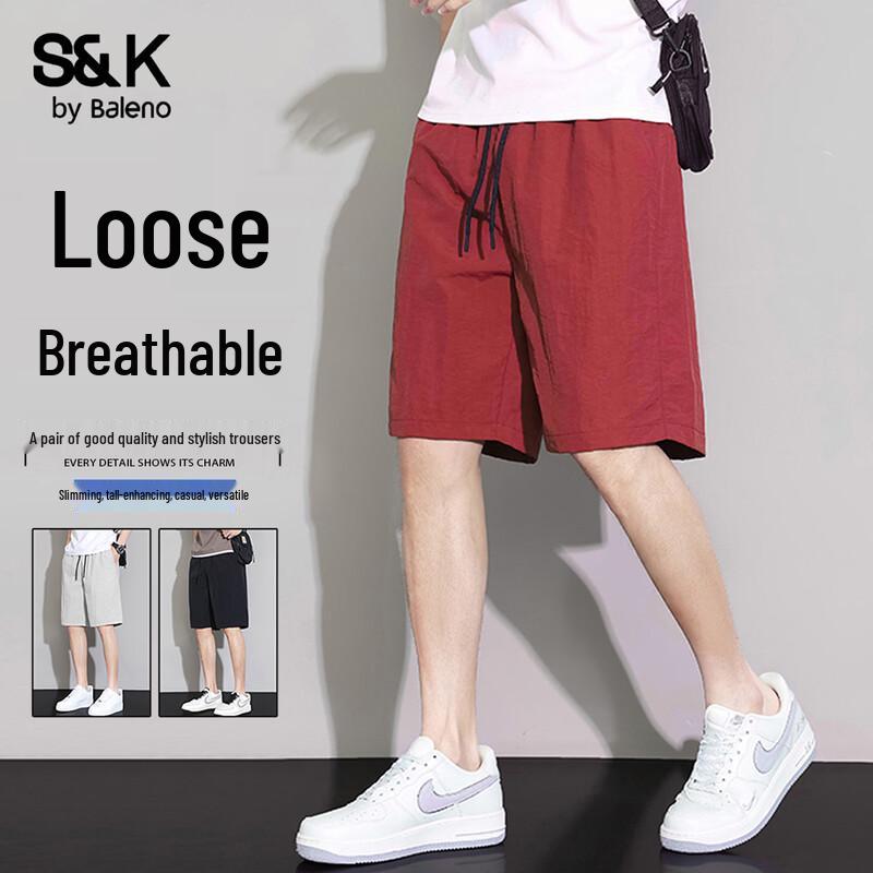 Baleno Men's S&K Ice Silk Quick-Dry Casual Shorts