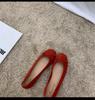 Happyfeeling Bow Shallow Mouth Flat Bottom Small Red Single Shoes Women's Shoes 2025 New Ballet Shoes
