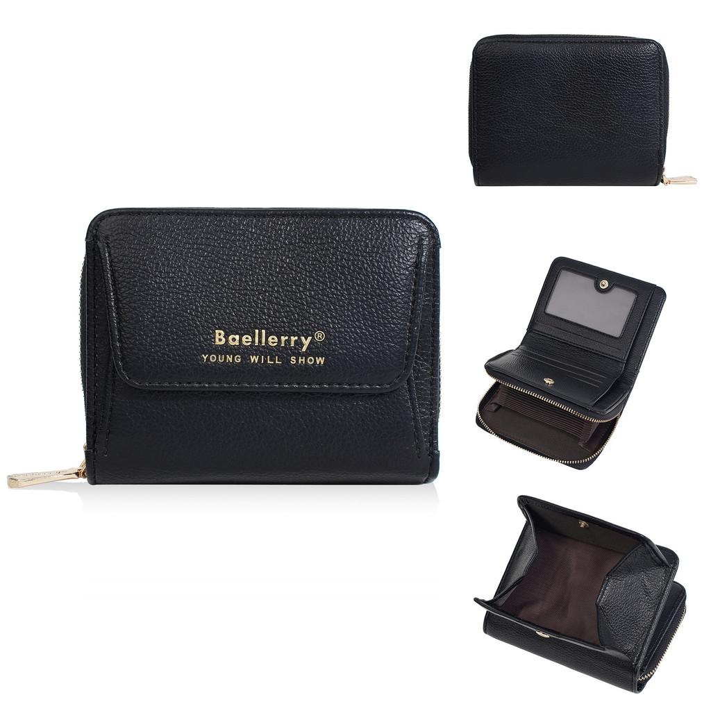 Fashionable And Minimalist Short Wallet With Letter Printing Design For Daily Use And Wearresistant Durability