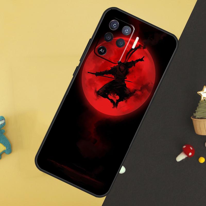 Japan The Samurai Ninja Case For Oppo A96 A76 A16 A17 A57 A60 A40 A80 A18 A38 A58 A78 A98 A15 A54 A74 A94 A6 A5 Pro