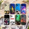 Web Manga D-DAN DA-A DAN-N Phone Case For iPhone 17pro, 16,15,14,13,12,11 X XR Plus,Others Soft Black Cover