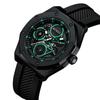 BUREI Men's Analog Quartz Watch, Black, Sports, Waterproof, Business, Work, Commuting, Stylish, Popular, Simple, Business, Stylish, Father's Day Gift