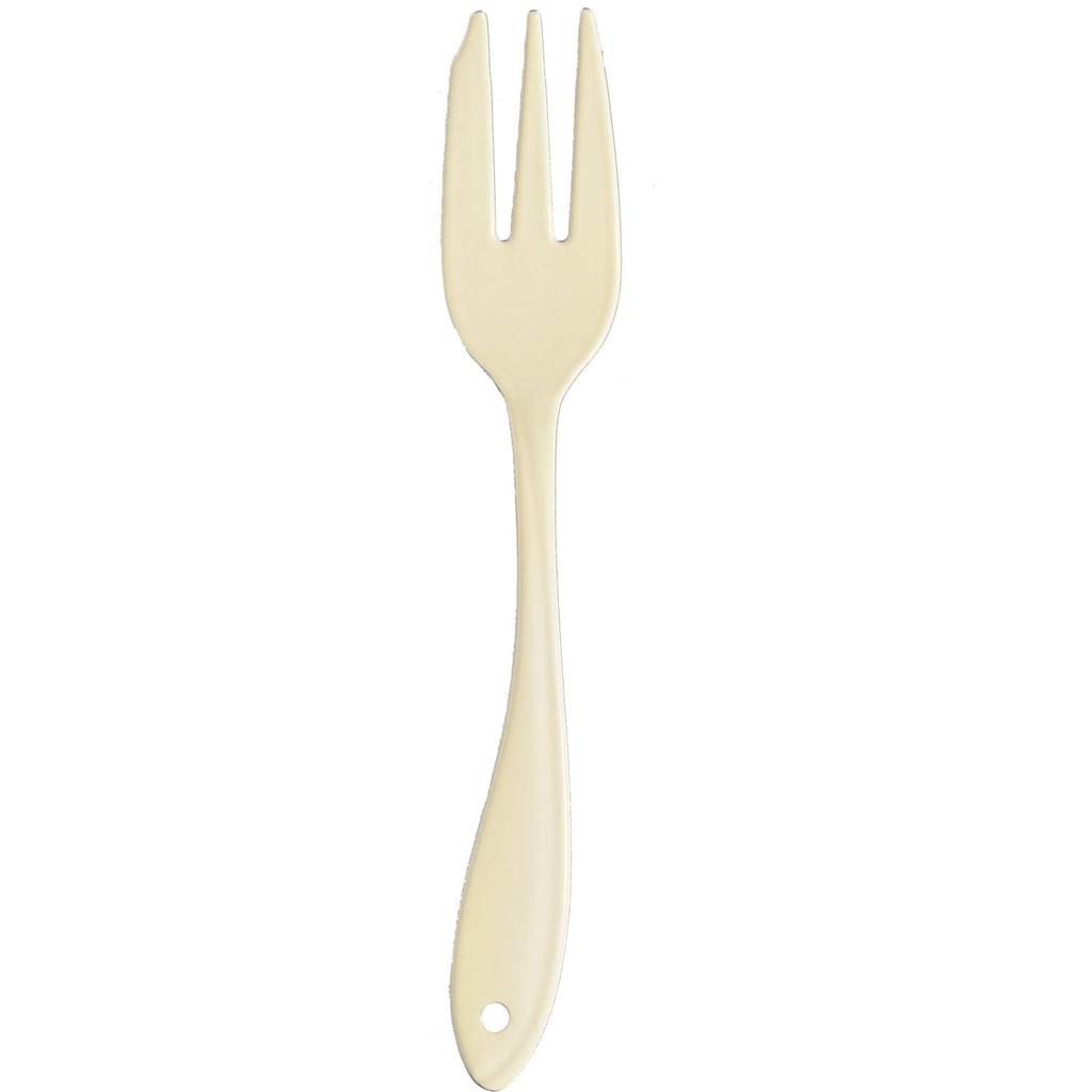 Nagao Enamel Dinner Cutlery Set Made in Japan Tsubame-Sanjo (4 pieces), Ivory,