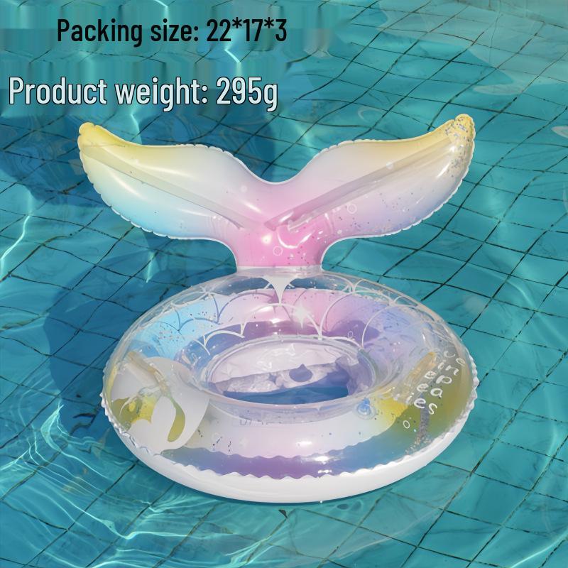 Large Toddler Boat-Themed Swimming Ring with Canopy & Steering Wheel