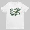 Sundays Are for the Birds Football T-Shirt Green Bird Game Day Tee