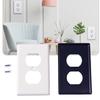 Safety Shielding Wall Outlet Cover with Wear Resistant Plastic Construction Universal Electrical Outlet Case For Indoor Use