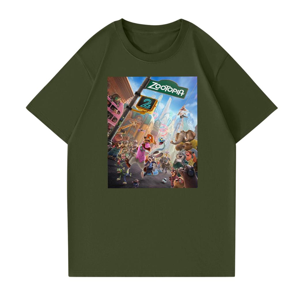 Women's Casual Fashion Round Neck Printed Short Sleeve T-Shirt Top