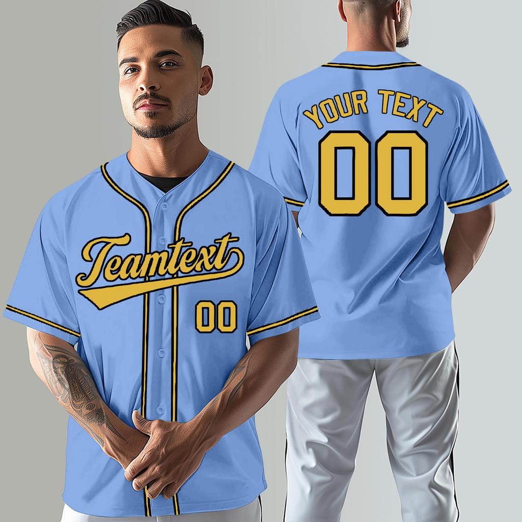 Custom Baseball Jerseys Personalized Printed Team Name & Number Sports Uniform For Men Women Youth
