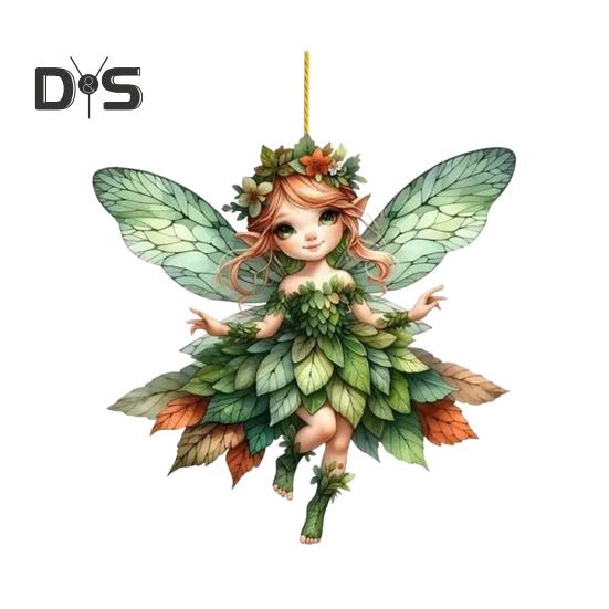 

Розовая фея автомобиль подвесной орнамент милый зеркало заднего вида 2D плоский кулон яркий декор для салона автомобиля E