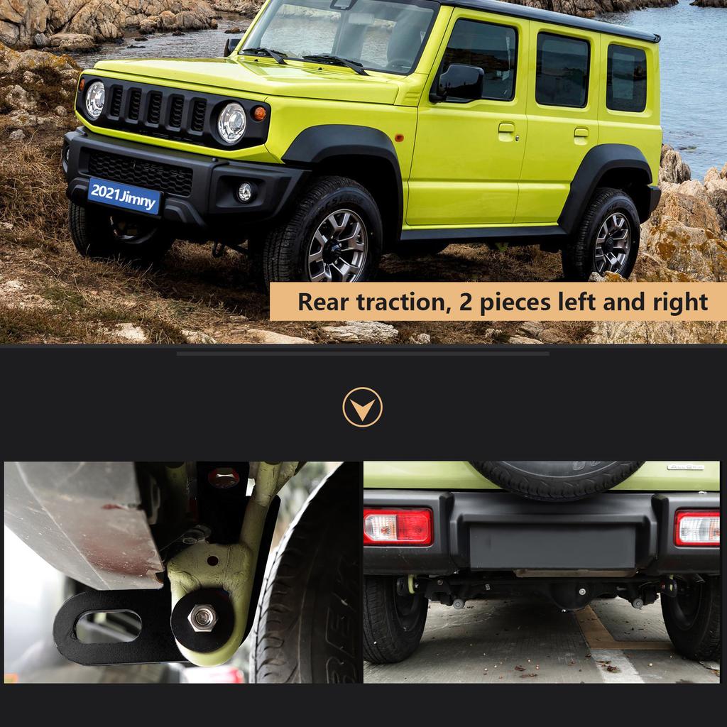 2 Stück Hinten Links & Rechts Anhängerkupplung für Suzuki Jimny JB64W JB74 2019-2023