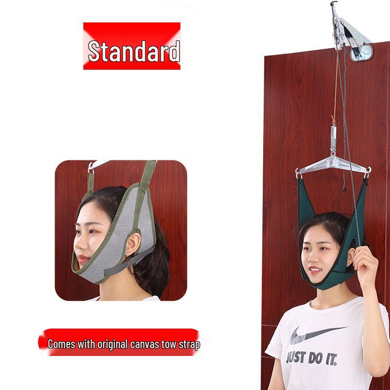 Yonghui Neck Traction Device: Home Use Cervical Spine Correction Belt for Neck Pain Relief and Stretching.