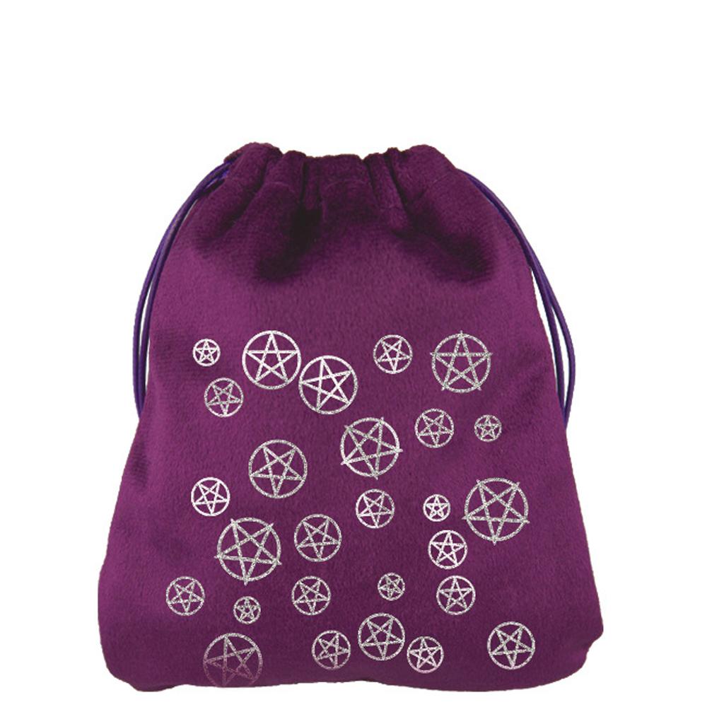 Tarots Oracles Card Storage Bag Jewelry Dices Pouches Soft Drawstring Bag Divinations Accessories for Tarots Enthusiast