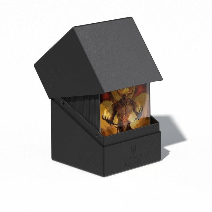 Ultimate Guard - Ultimate Guard - Return To Earth Boulder Deck Case 100+ taille standard Noir