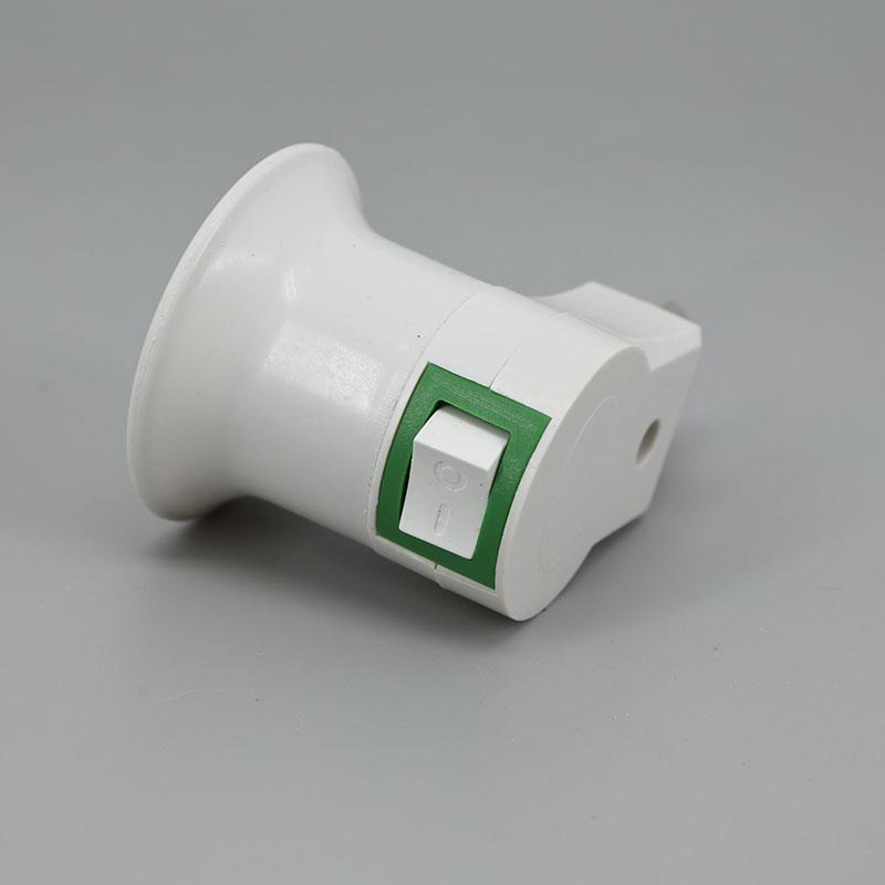 5 Stück LED-Lampenhalter E27 Sockel Konverter EU/US Stecker Buchse für Glühbirne Lichtadapter Mit EIN/AUS Schalter AC Strom