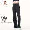CAMEL Women's Ice Silk Wide-Leg Yoga & Sport Pants